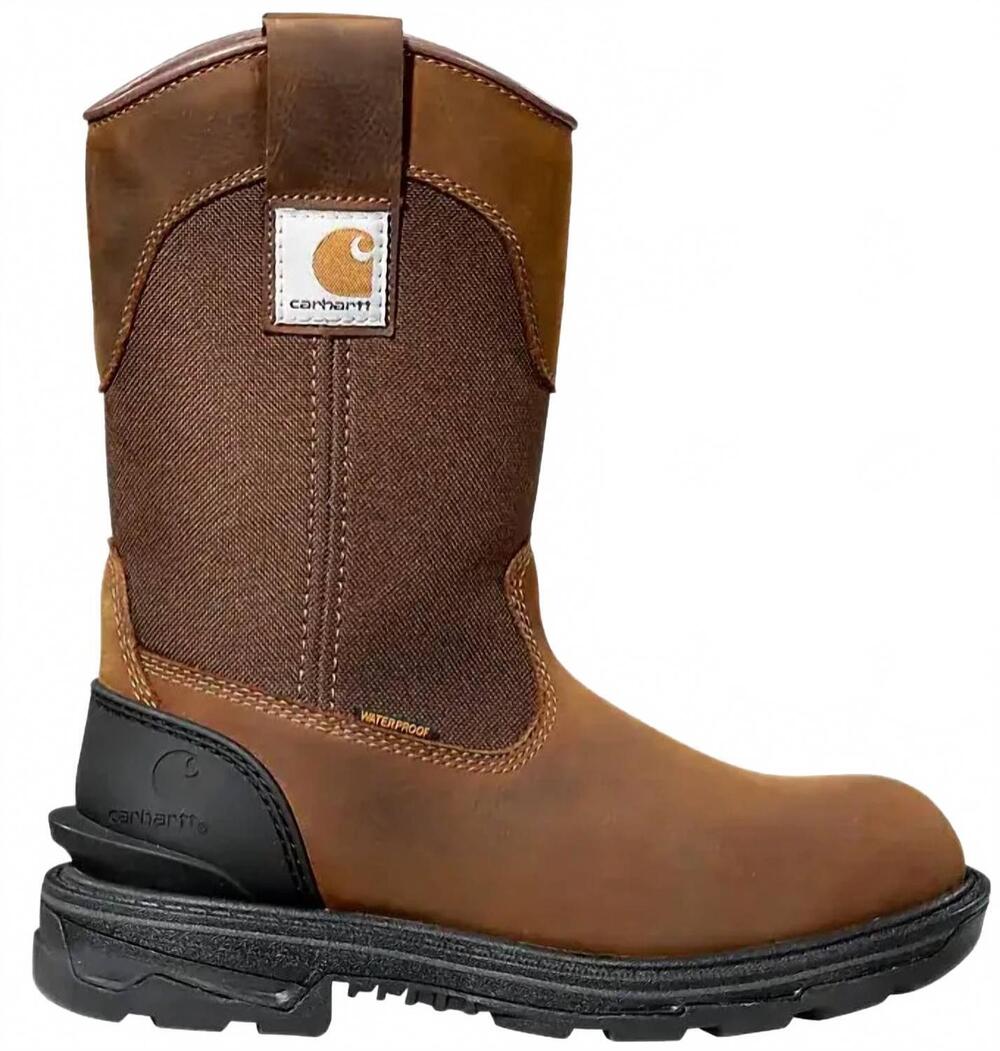 NEW CARHARTT women's ironwood 11' waterproof alloy toe boot in brown